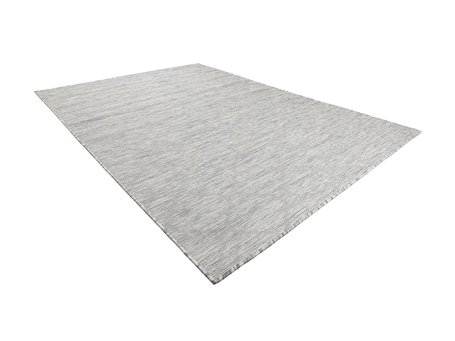 Tapis SIZAL PATIO 3069 marocain Trellis tissé à plat gris / beige 78x150 cm
