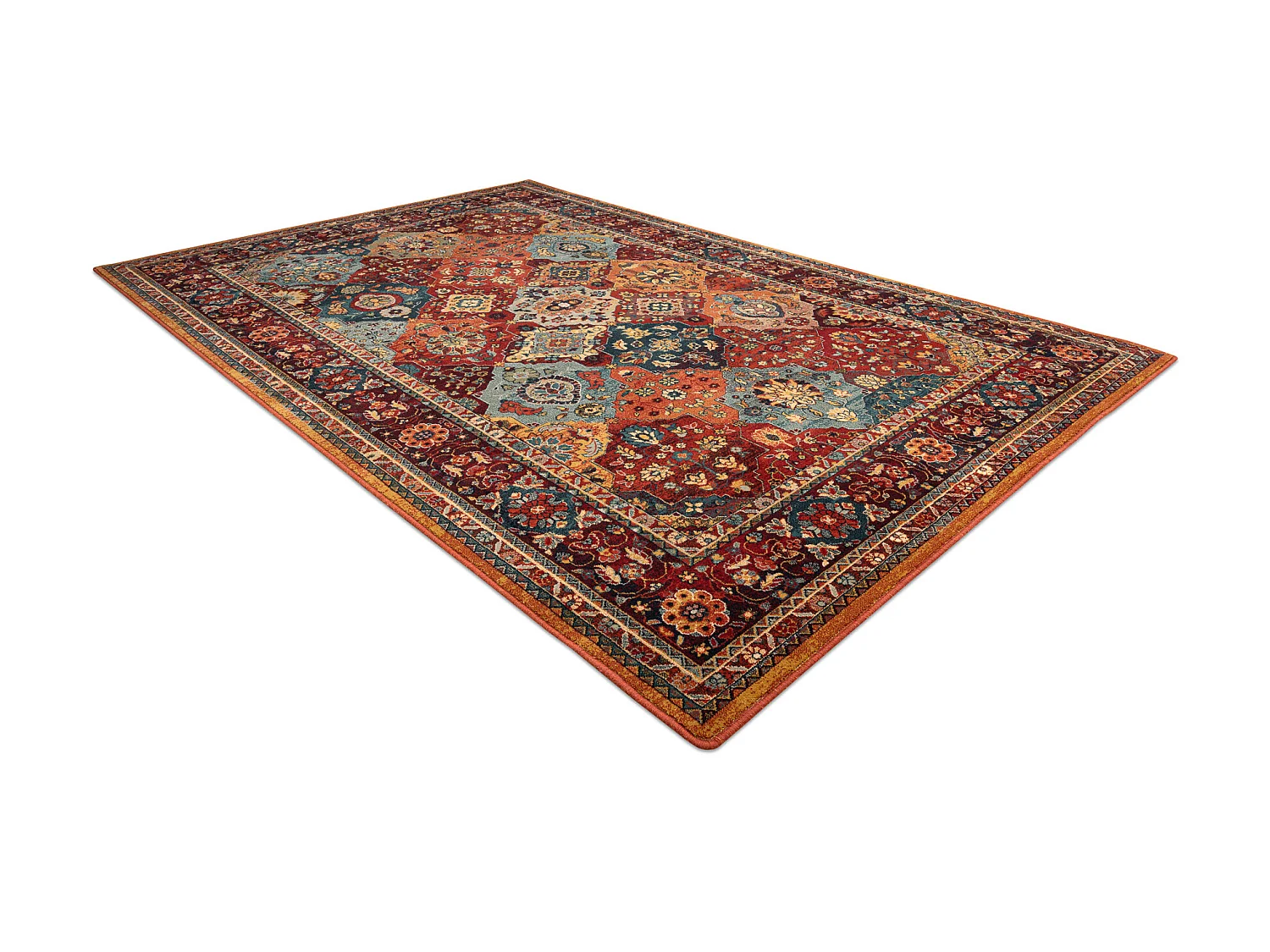 tapijt POLONIA Samari Ornament robijn 200x300 cm
