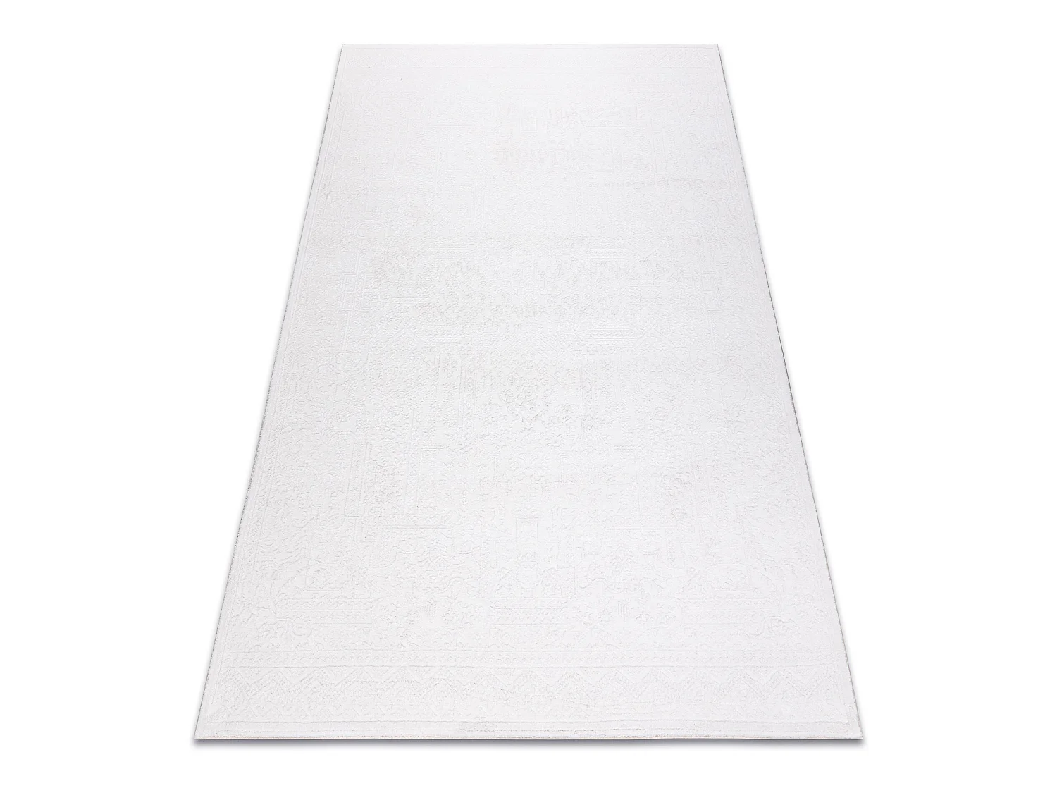 Tapis ACRYLIQUE PALACIO 1587 ORNAMENT Ivoire / blanc 160x220 cm