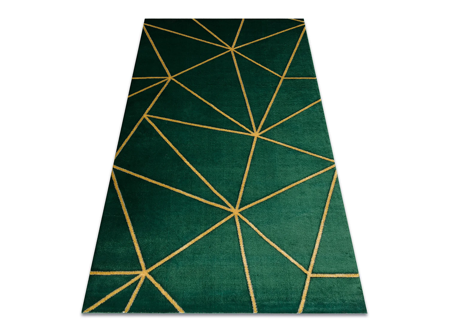 Tapis EMERALD exclusif 1013 glamour, élégant géométrique bouteille 240x330 cm