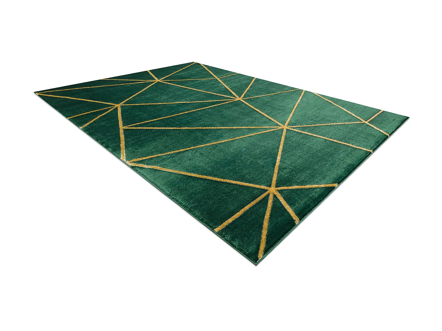 Tapis EMERALD exclusif 1013 glamour, élégant géométrique bouteille 240x330 cm