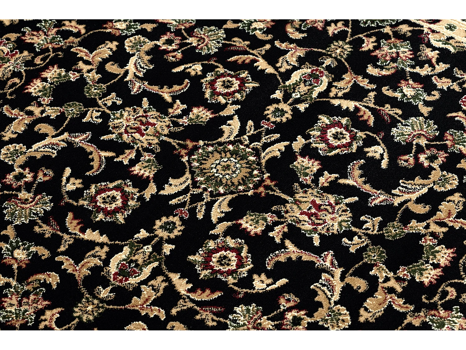 Tapijt ROYAL ADR Ovaal patroon 1745 zwart  150x250 cm