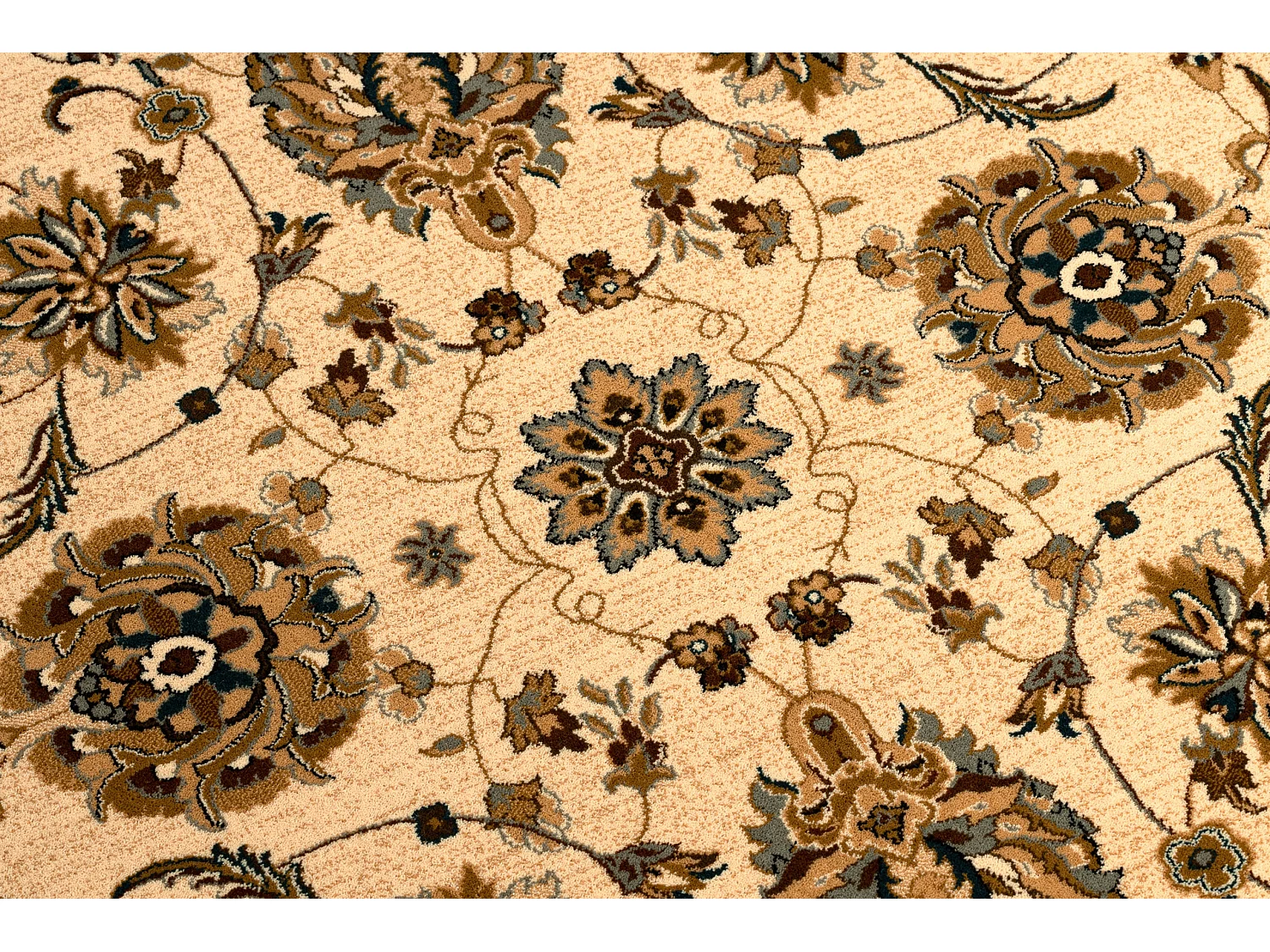 Tapis en laine POLONIA TARI tabac 200x300 cm