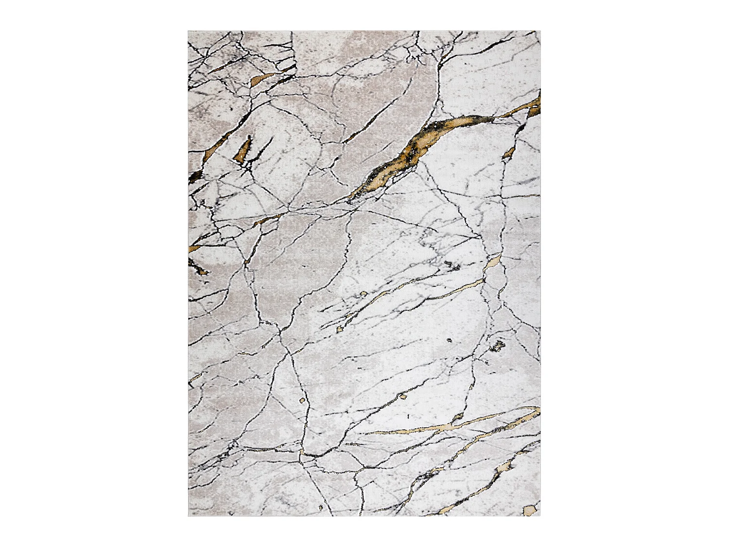 Tapis GLOSS moderne  529A 53 Marbre, calcul, élégant, glamour Ivoire 240x330 cm