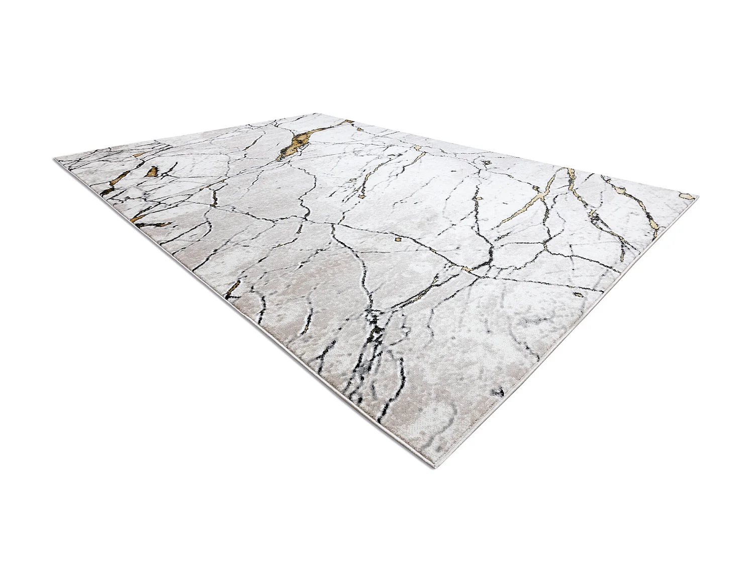 Tapis GLOSS moderne  529A 53 Marbre, calcul, élégant, glamour Ivoire 240x330 cm