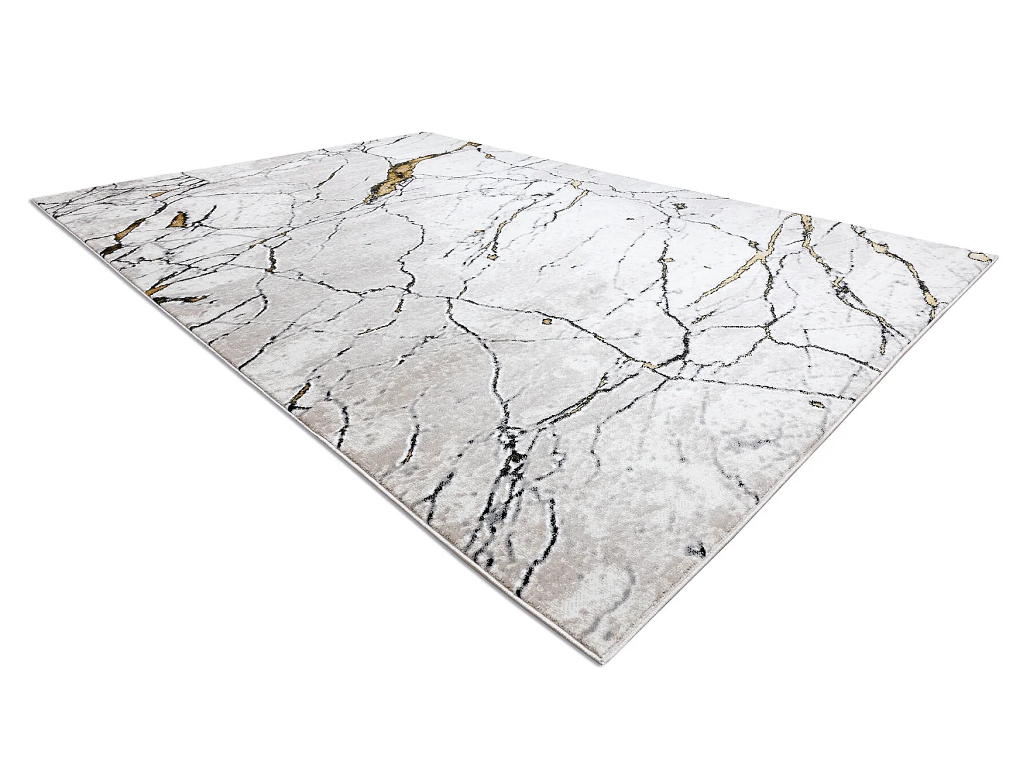 Tapis GLOSS moderne  529A 53 Marbre, calcul, élégant, glamour Ivoire 240x330 cm