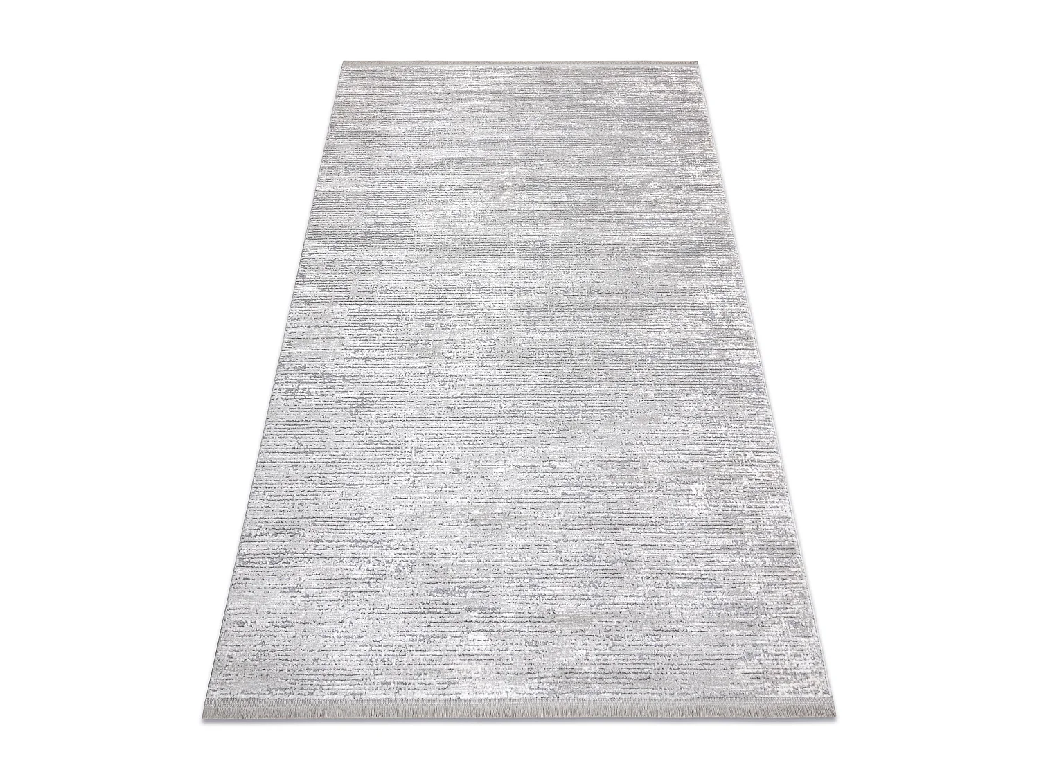 Tapis TULS structural, franges  51248 moderne, gris 180x270 cm
