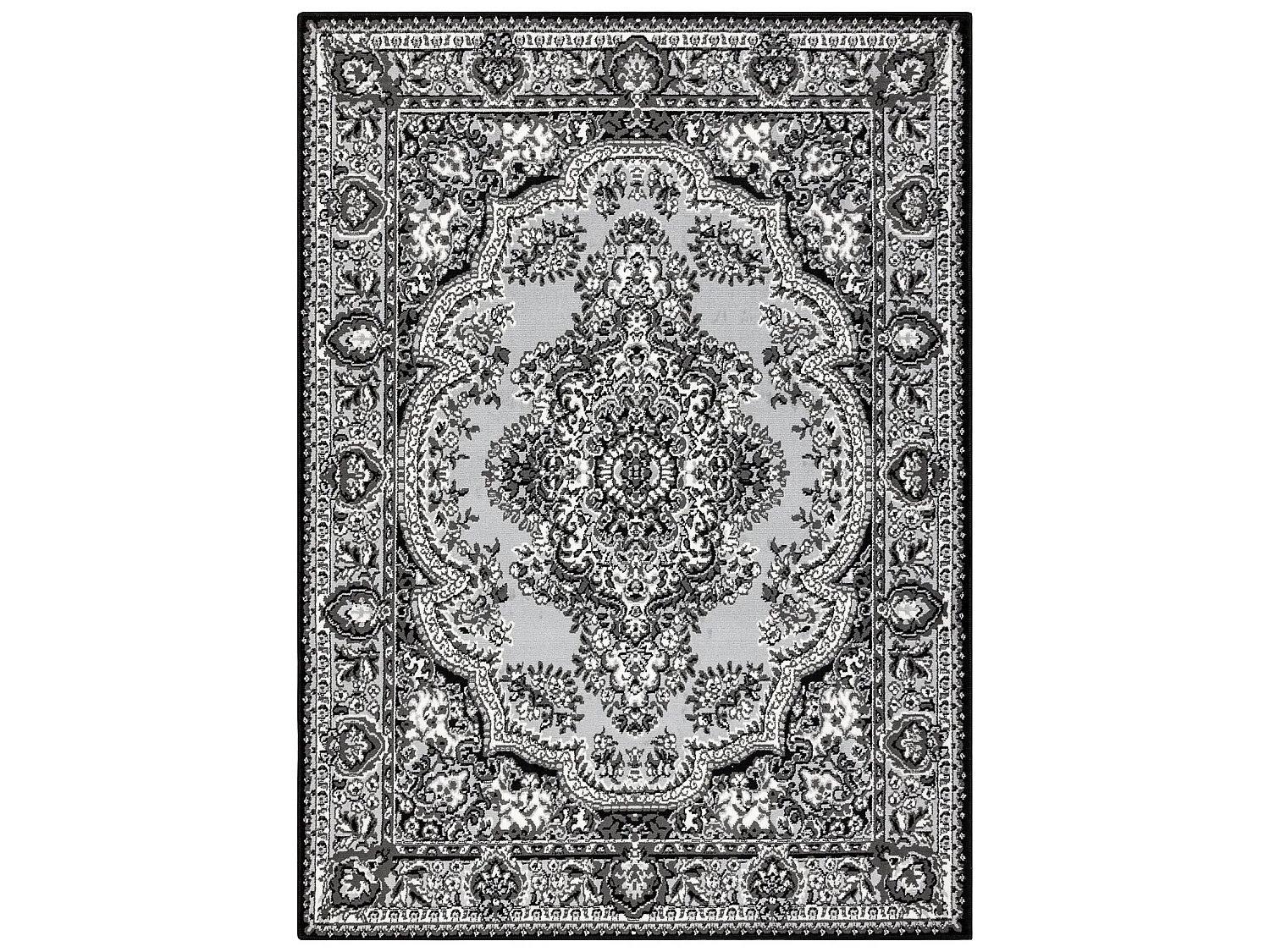 Tapijt BCF Morad WIOSNA Klassiek ornament - grijskleuring 160x220 cm