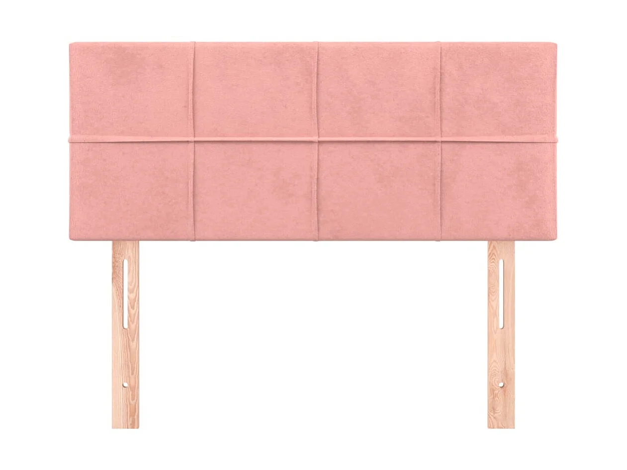 Kopfteil,Bettkopfteil Rosa 90x5x78/88 cm Samt -gkd754111
