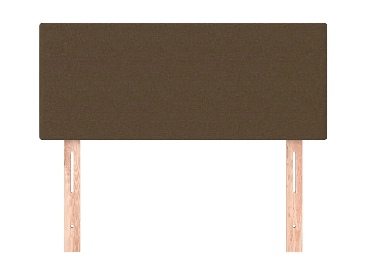 Tête de lit Marron Foncé 90x5x78/88 cm Tissu POI47996 BonneVie Meuble