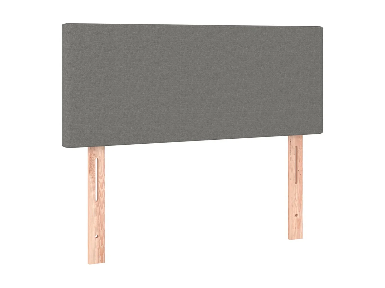 Tête de lit à LED Gris foncé 90x5x78/88 cm Tissu POI10131 BonneVie Meuble