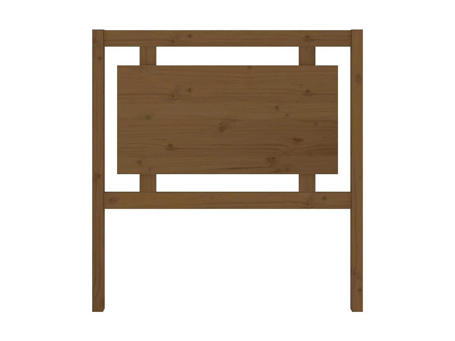 Tête de lit Marron miel 95,5x4x100 cm Bois massif de pin POI42594 BonneVie Meuble