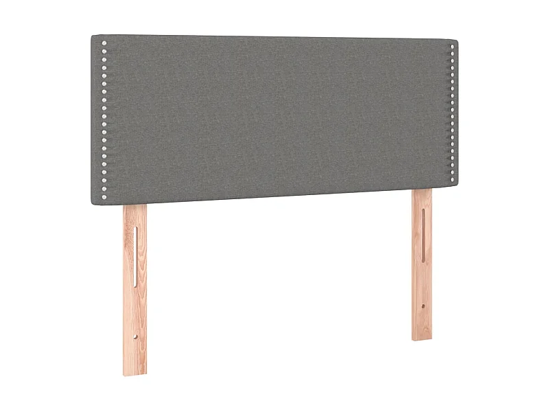 Tête de lit Gris foncé 100x5x78/88 cm Tissu POI22297 BonneVie Meuble