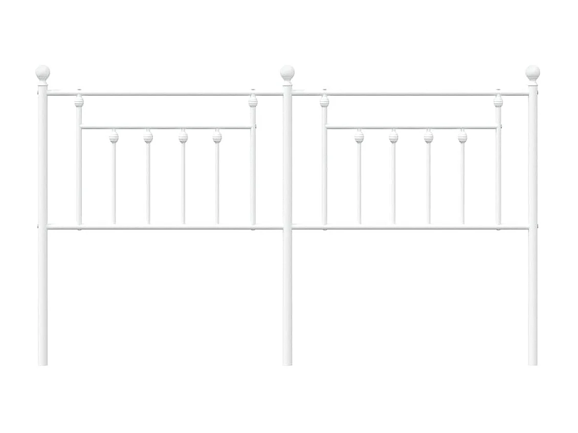 Testiera | Testata del letto in Metallo Bianco 180 cm