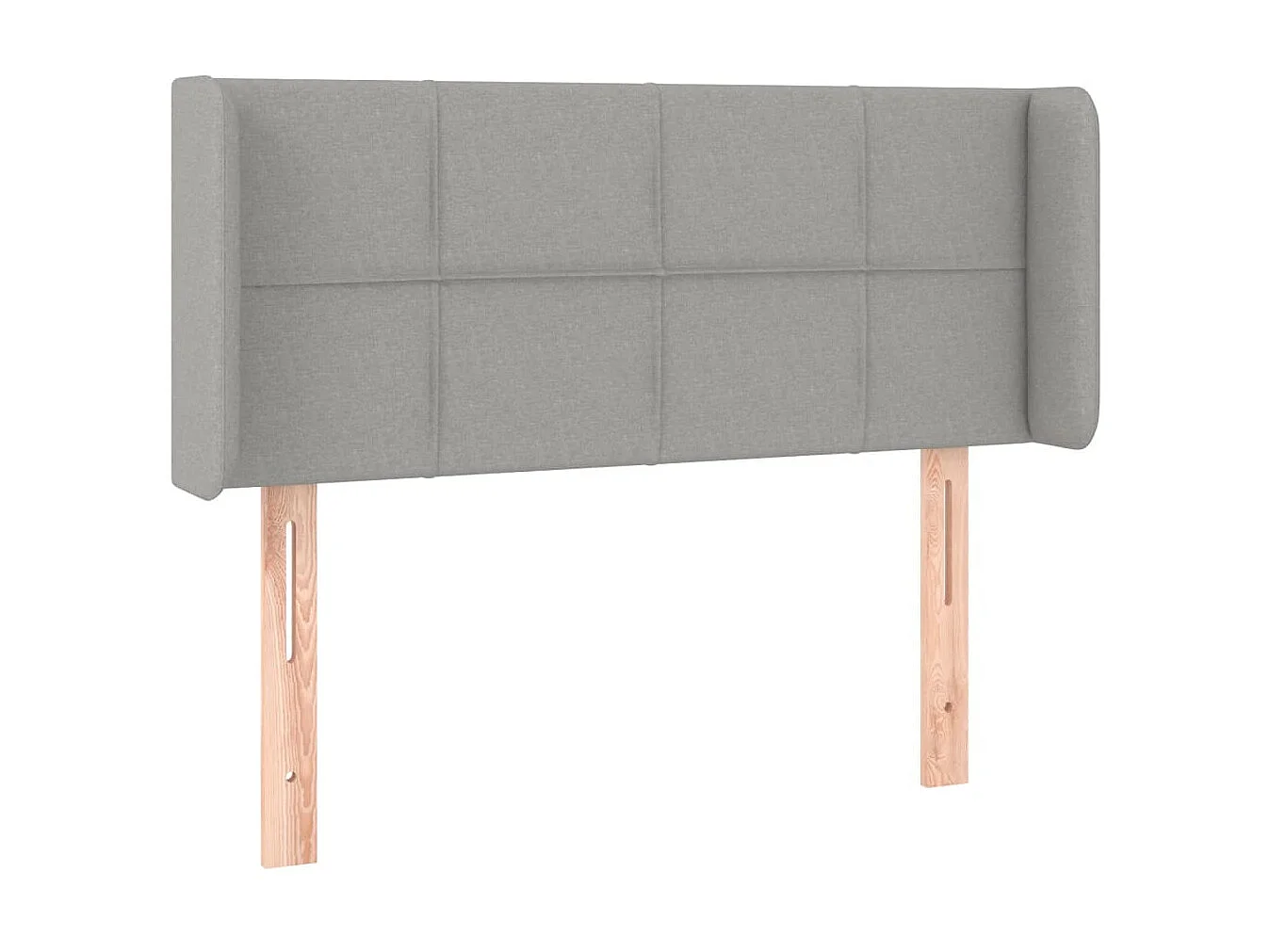 Tête de lit à LED Gris clair 83x16x78/88 cm Tissu POI19922 BonneVie Meuble