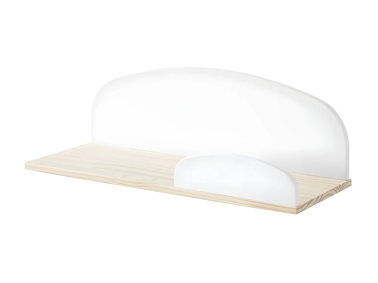 Cabecero con LED de tela azul 160x5x78/88 cm ES60664