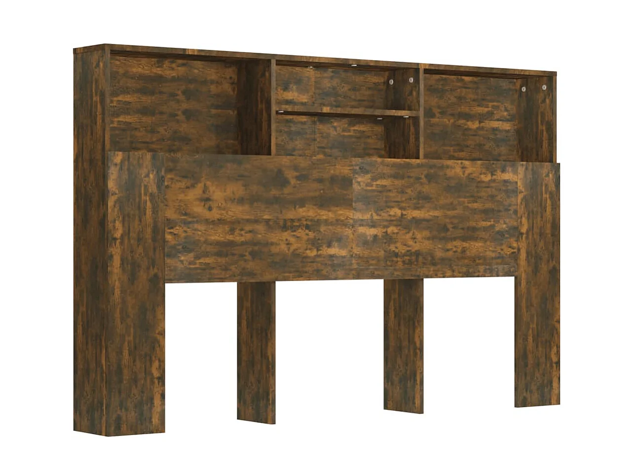 Mueble cabecero color roble ahumado 160x19x103,5 cm ES50481