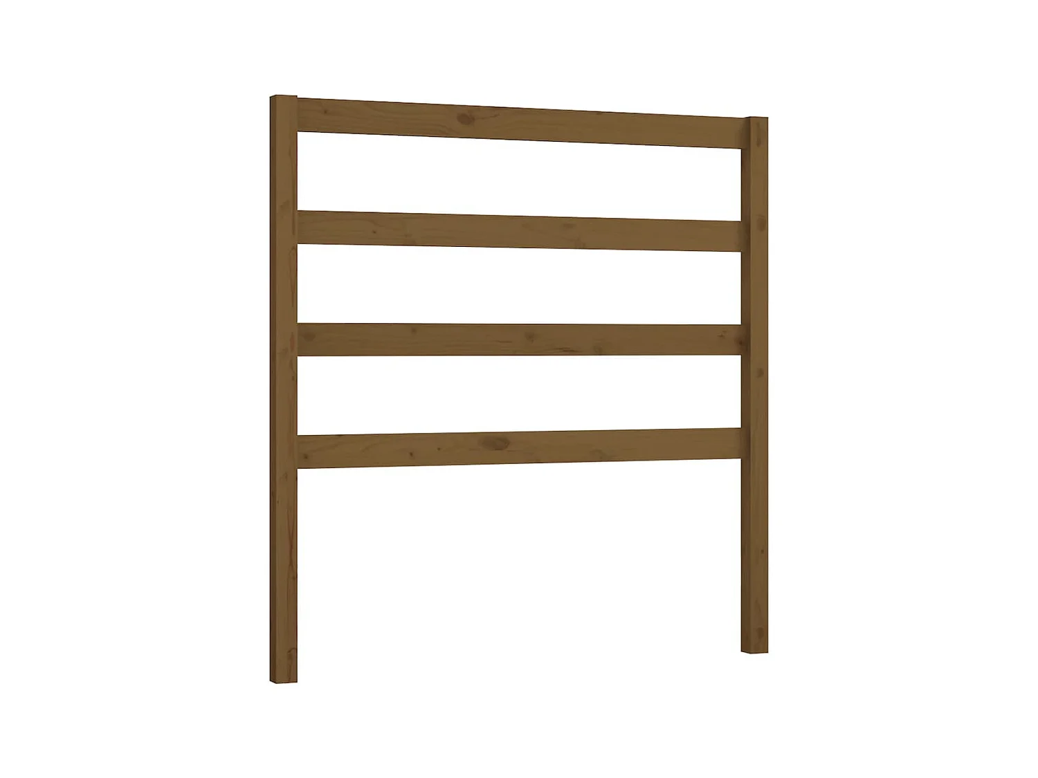Tête de lit Marron miel 96x4x100 cm Bois massif de pin POI44552 BonneVie Meuble