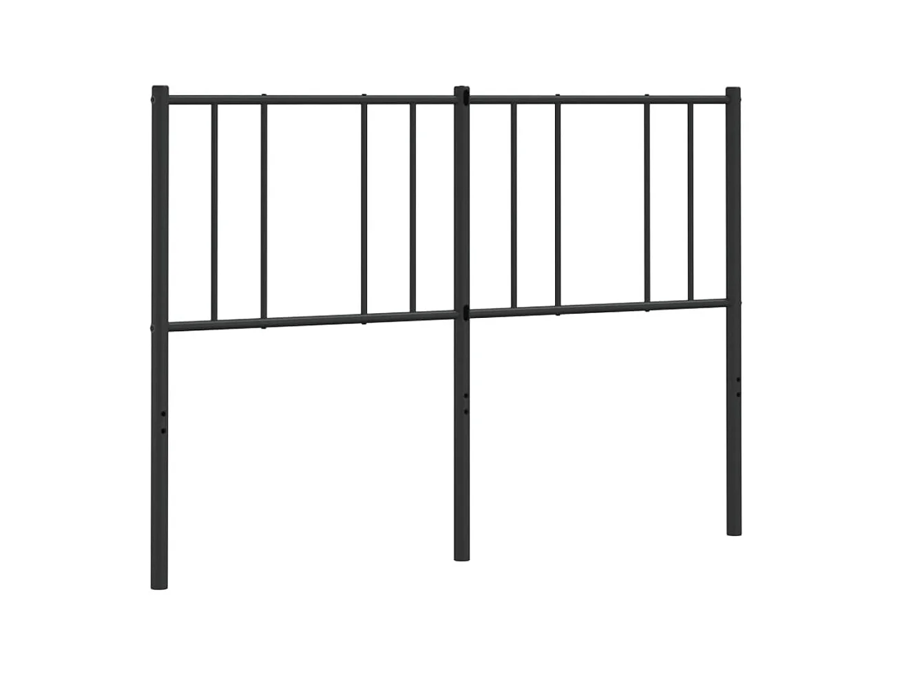 Testiera | Testata del letto in Metallo Nero 160 cm