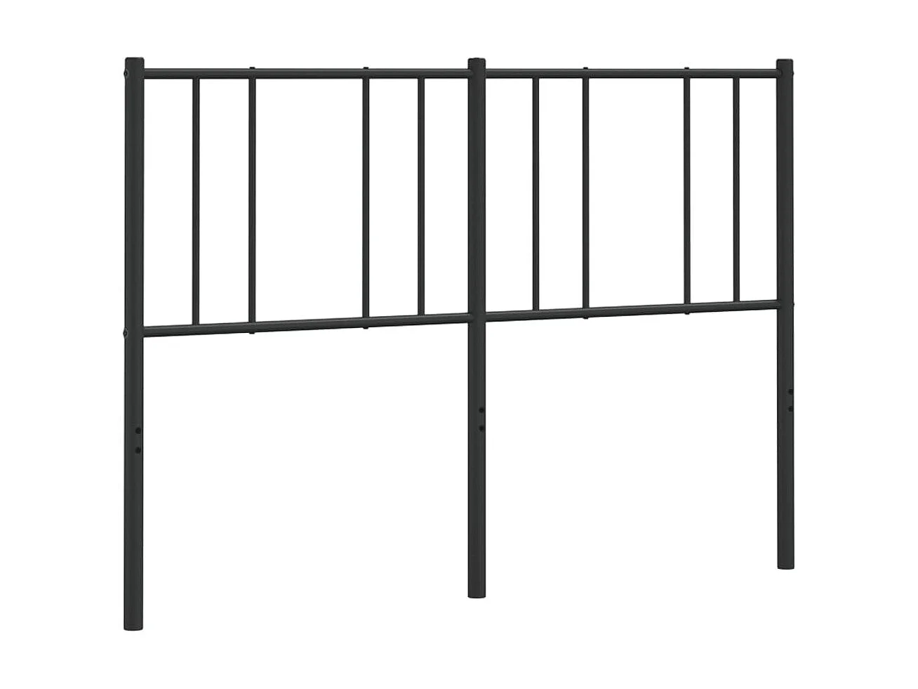Tête de lit métal noir 160 cm POI95240 BonneVie Meuble