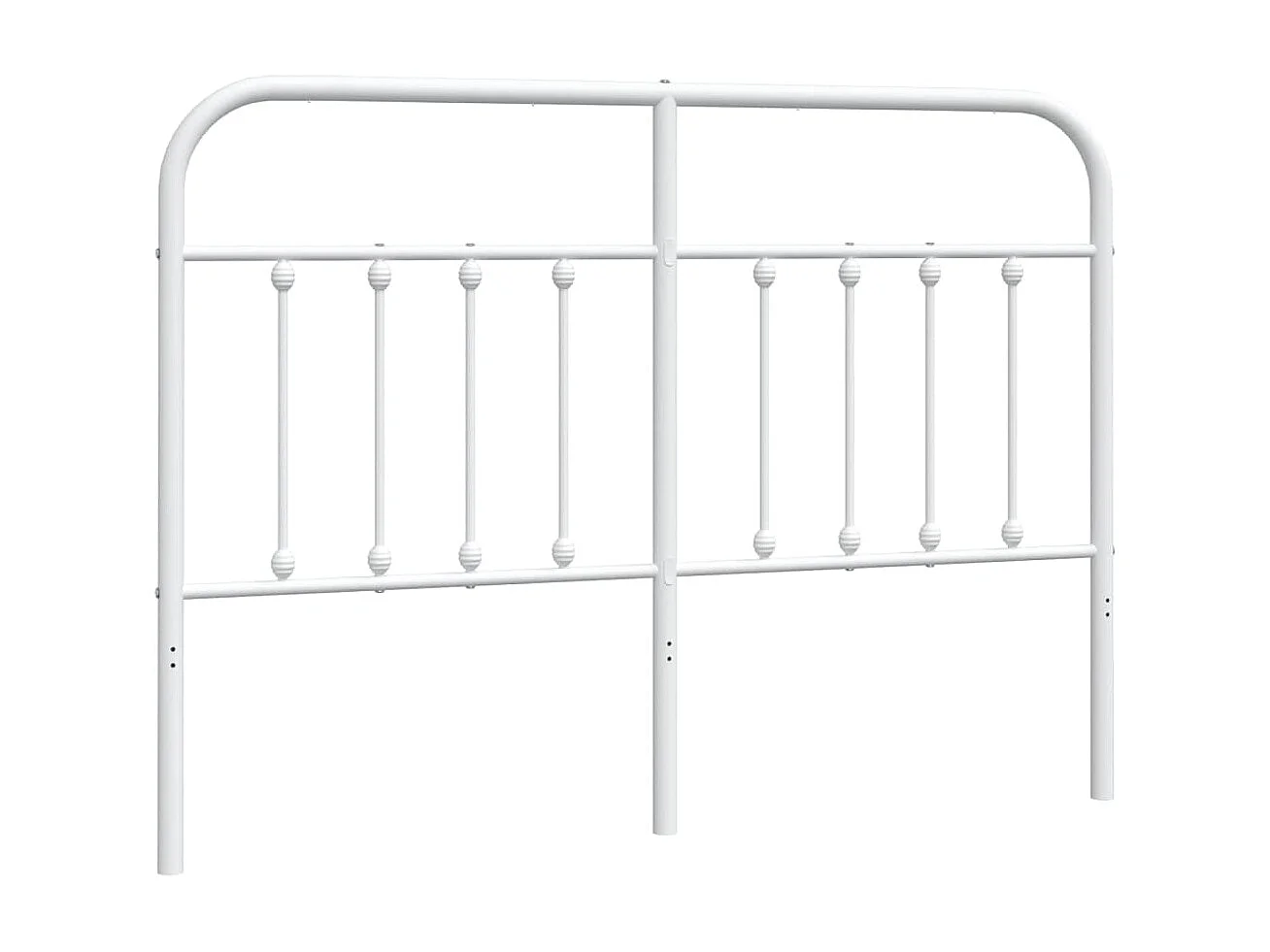 Tête de lit métal blanc 150 cm POI16675 BonneVie Meuble