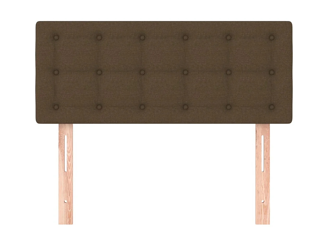 Cabeceira de cama tecido 80x5x78/88 cm castanho PT757949