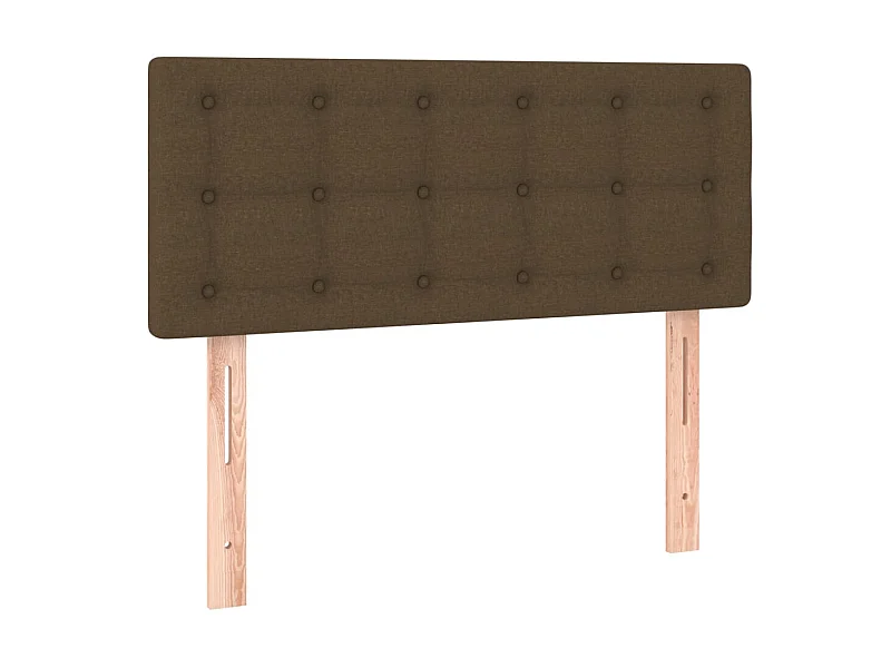 Tête de lit Marron Foncé 80x5x78/88 cm Tissu POI65586 BonneVie Meuble