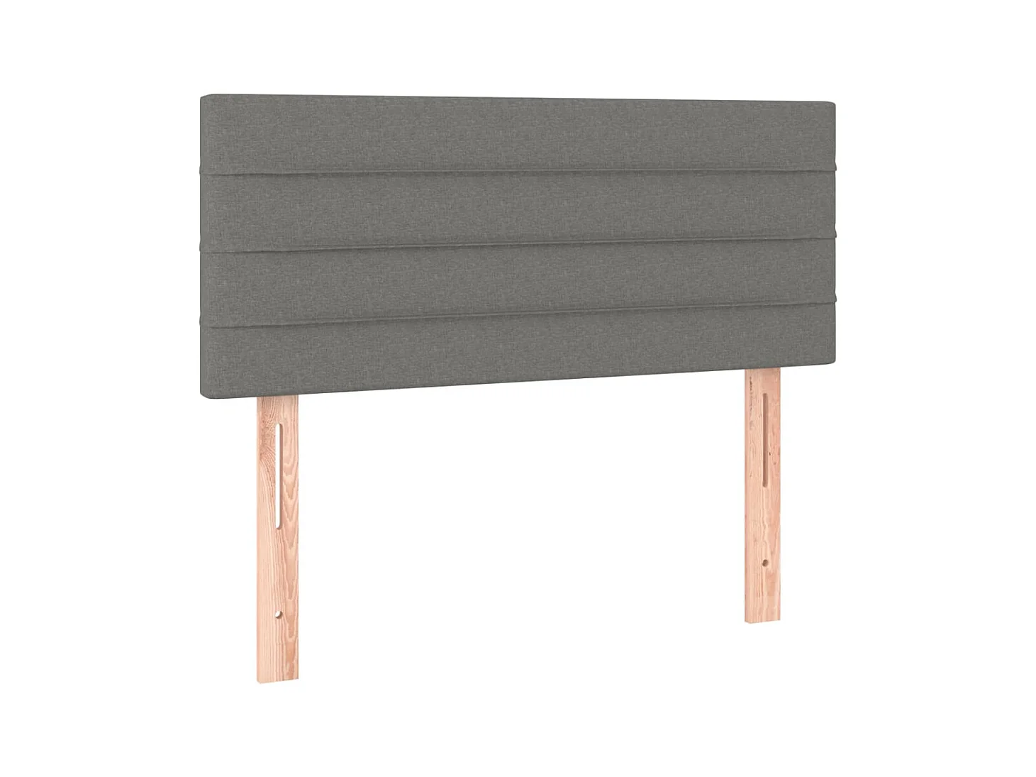 Testiera | Testata del letto Grigio Scuro 80x5x78/88 cm in Tessuto