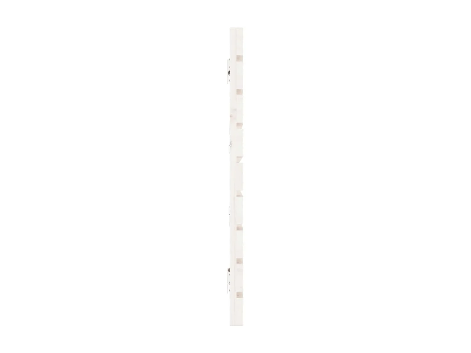Tête de lit murale Blanc 166x3x63 cm Bois massif de pin POI35480 BonneVie Meuble