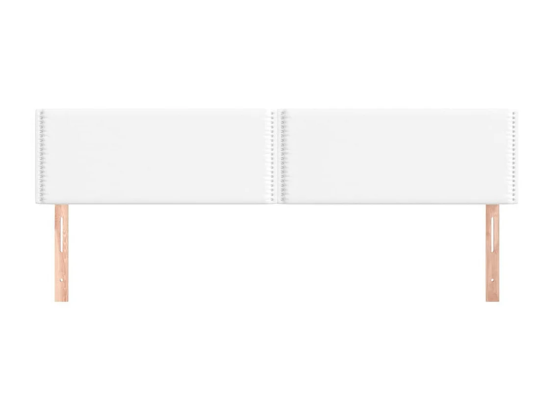 2 Pz Testiere Biancho 100x5x78/88 cm in Similpelle CFW202157