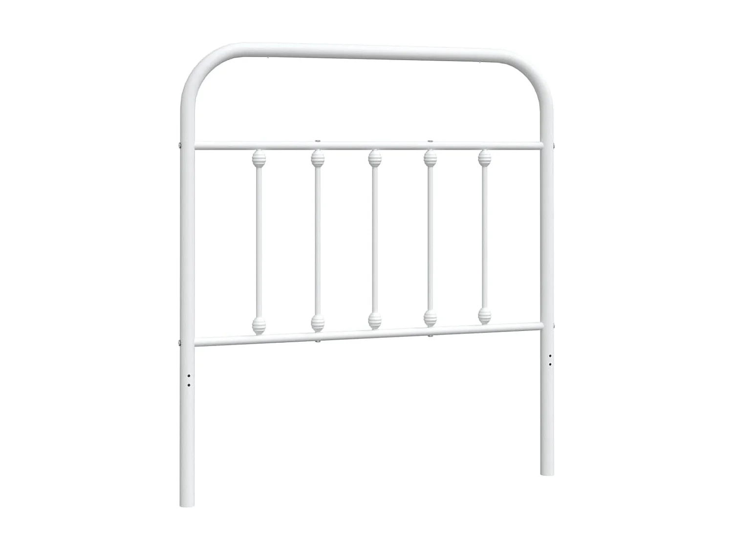 Tête de lit métal blanc 90 cm POI30494 BonneVie Meuble