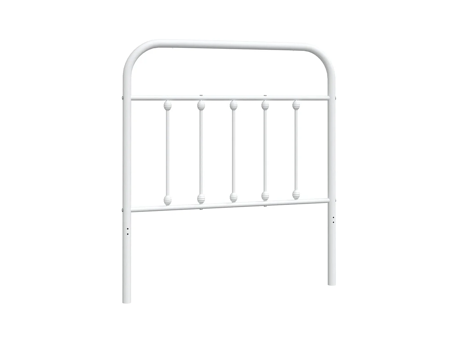 Tête de lit métal blanc 90 cm POI30494 BonneVie Meuble