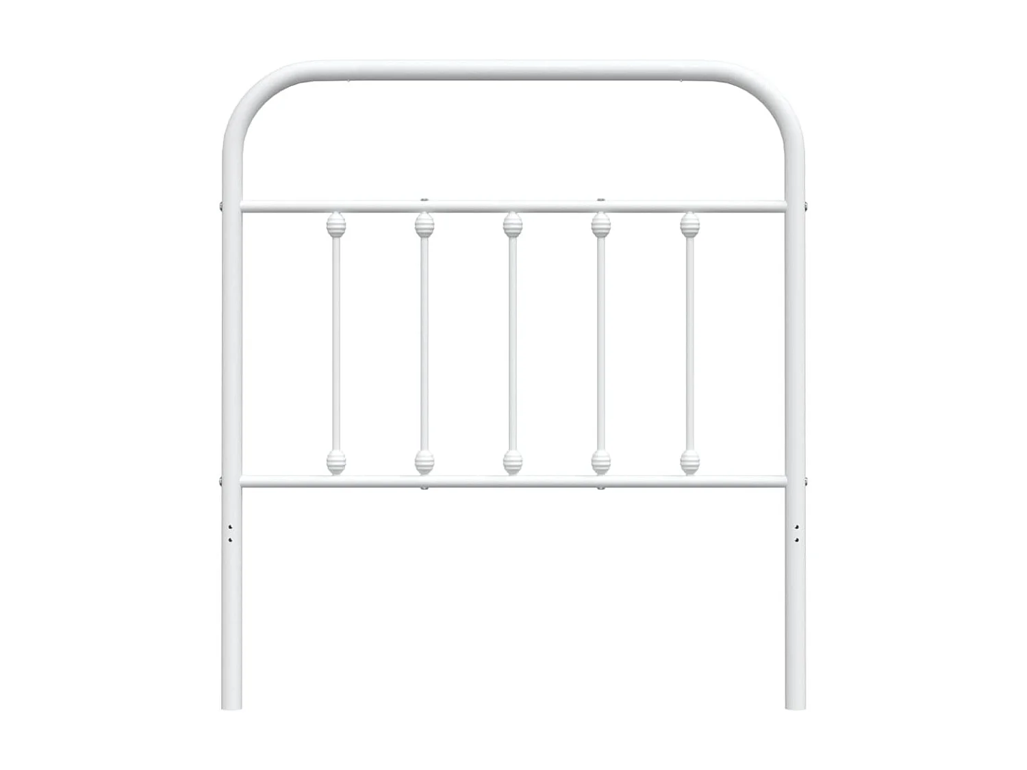 Tête de lit métal blanc 90 cm POI30494 BonneVie Meuble