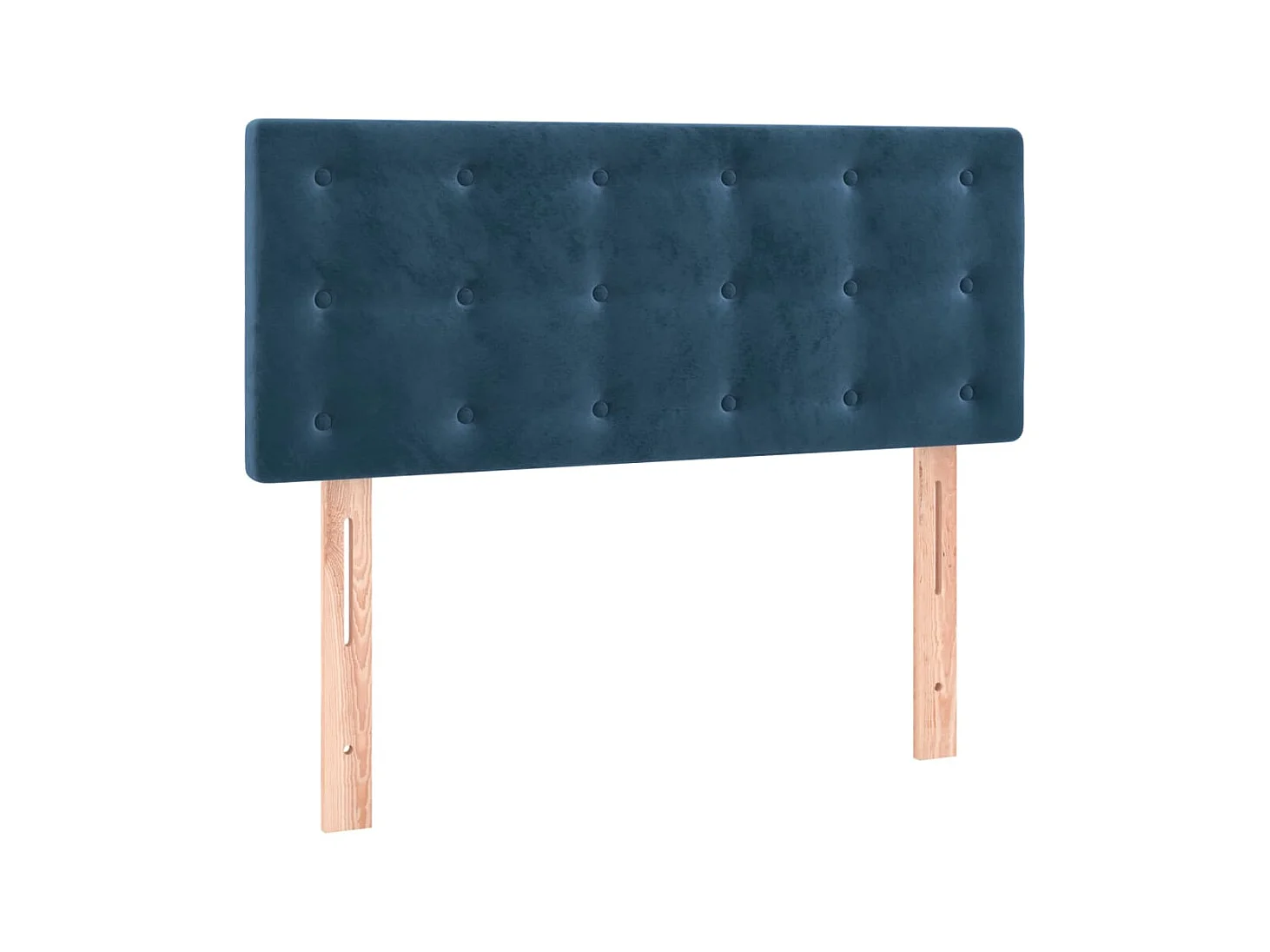 Tête de lit Bleu foncé 80x5x78/88 cm Velours POI54095 BonneVie Meuble