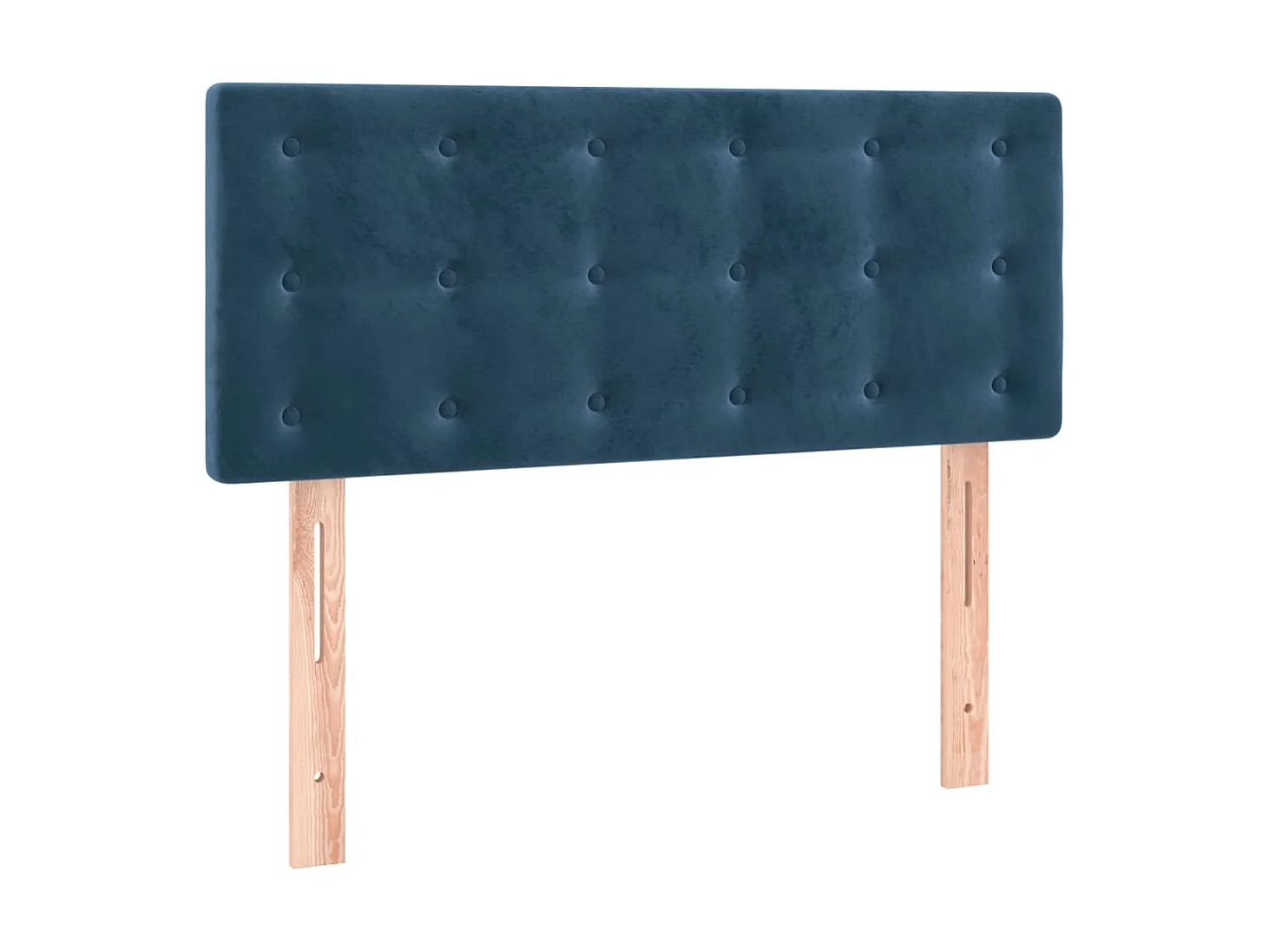 Cabeceira de cama veludo 80x5x78/88 cm azul PT983542