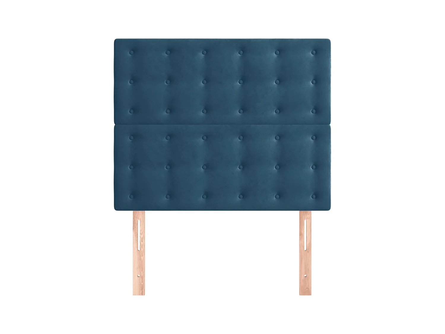 2er-set-Kopfteil,Bettkopfteile Dunkelblau 100x5x78/88 cm Samt -gkd601915