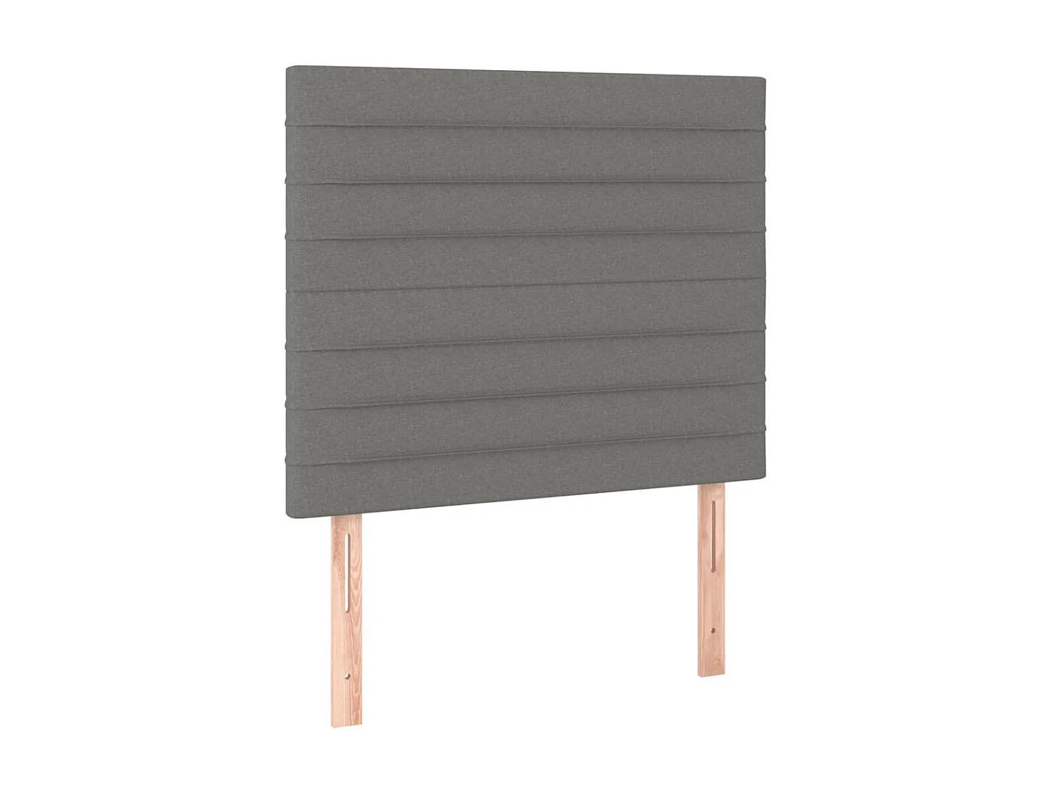 Têtes de lit 2 pcs Gris foncé 80x5x78/88 cm Tissu POI98813 BonneVie Meuble