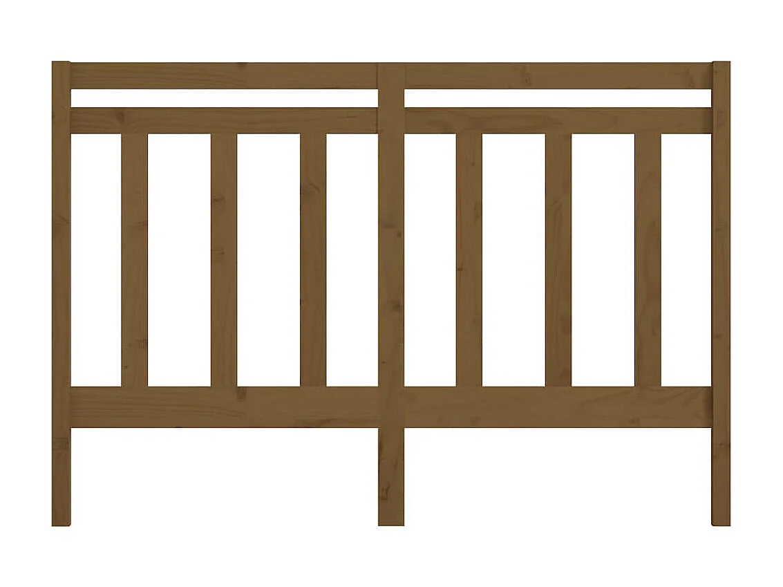 Testiera | Testata del letto per Letto ambra 126x4x100 cm in Legno Massello di Pino