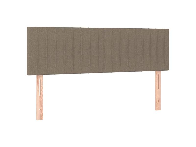 2er-set-Kopfteil,Bettkopfteile Taupe 72x5x78/88 cm Stoff -gkd827214