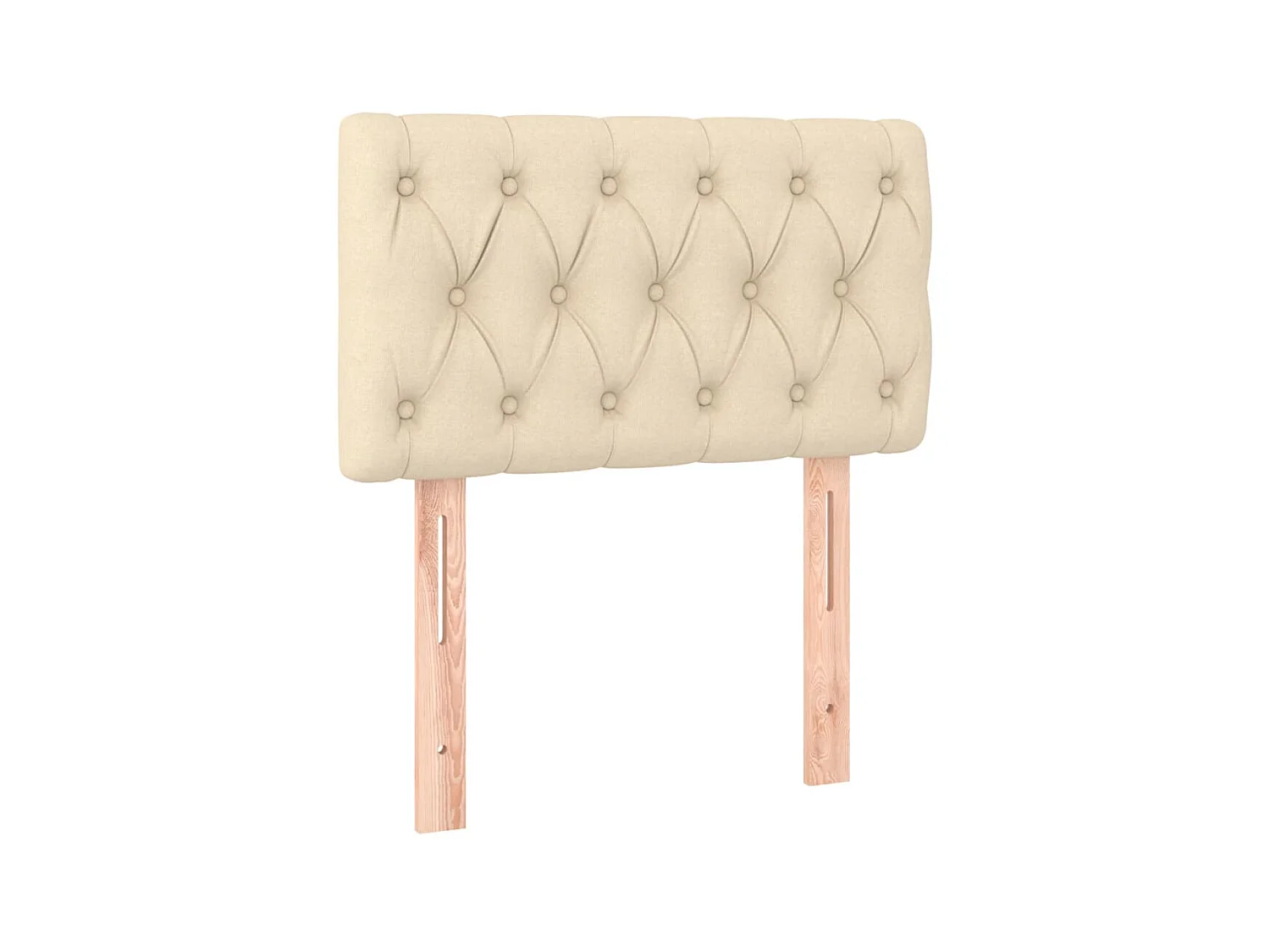 Tête de lit Crème 80x7x78/88 cm Tissu POI77841 BonneVie Meuble