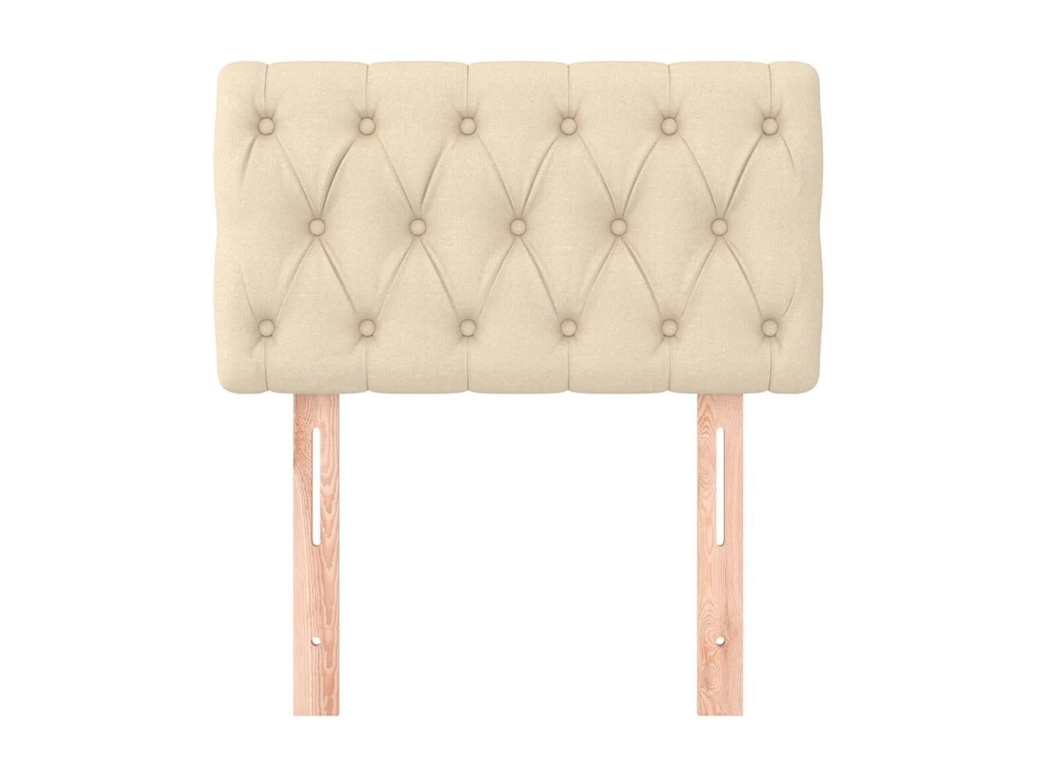 Testiera | Testata del letto Crema 80 x 7 x 78/88 cm in Tessuto