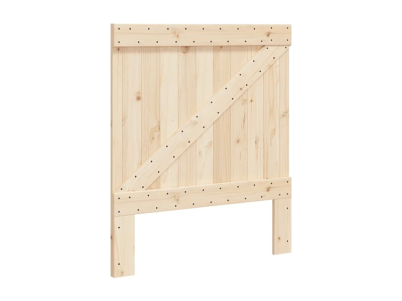 Tête de lit 90x104 cm bois massif de pin POI57258 BonneVie Meuble