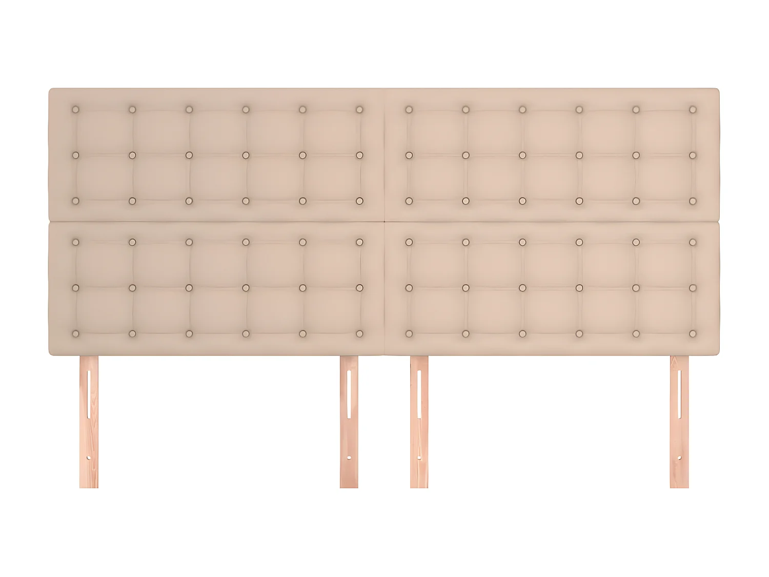 4 Pz Testiere Cappuccino 80x5x78/88 cm in Similpelle CFW544913