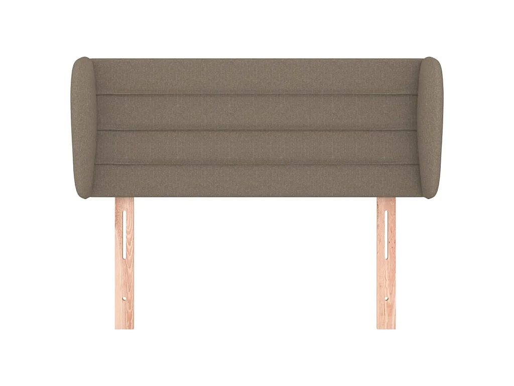 Cabeceira cama abas tecido 103x23x78/88 cm cinzento-acastanhado PT740631