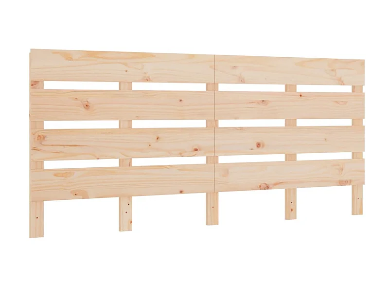 Tête de lit 200x3x80 cm Bois massif de pin POI84321 BonneVie Meuble