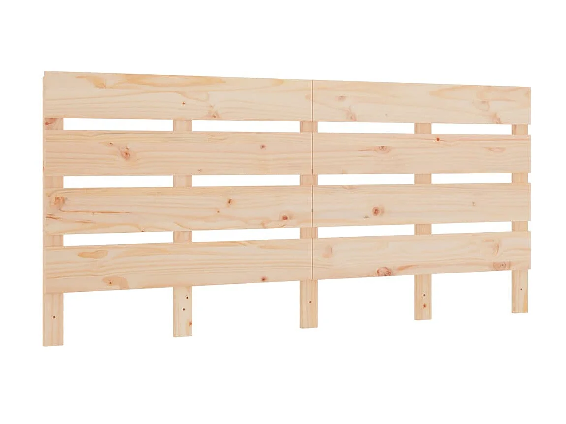 Tête de lit 200x3x80 cm Bois massif de pin POI84321 BonneVie Meuble