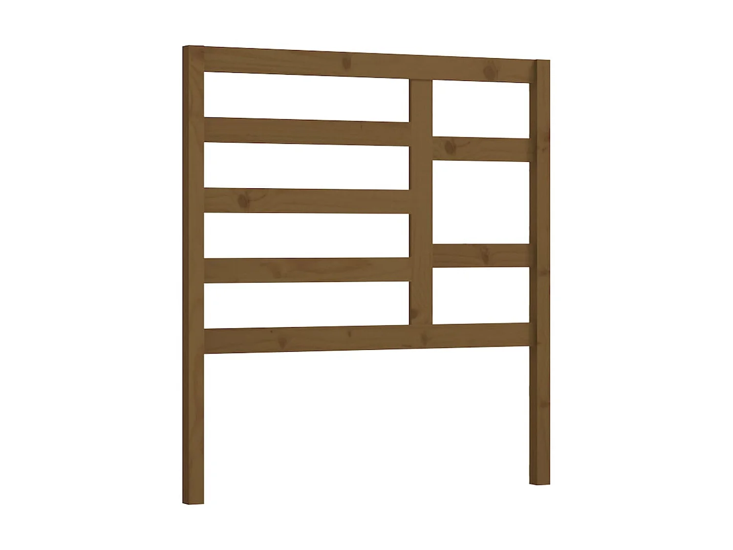 Tête de lit Marron miel 81x4x104 cm Bois massif de pin POI17898 BonneVie Meuble