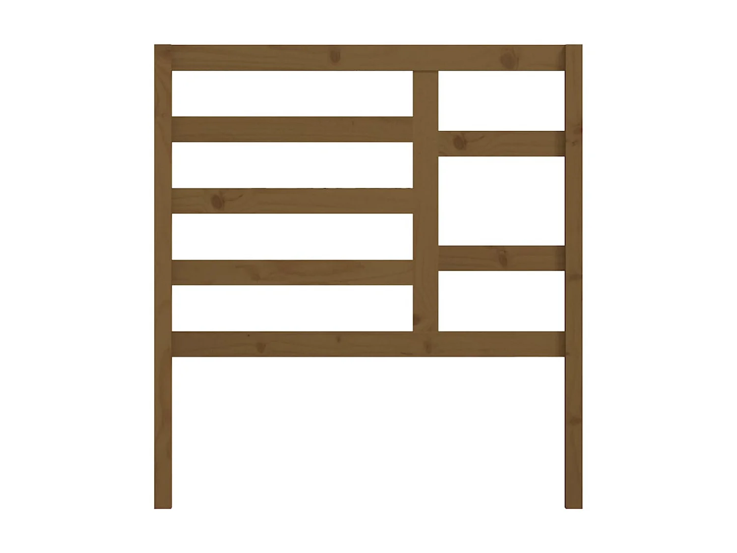 Tête de lit Marron miel 81x4x104 cm Bois massif de pin POI17898 BonneVie Meuble