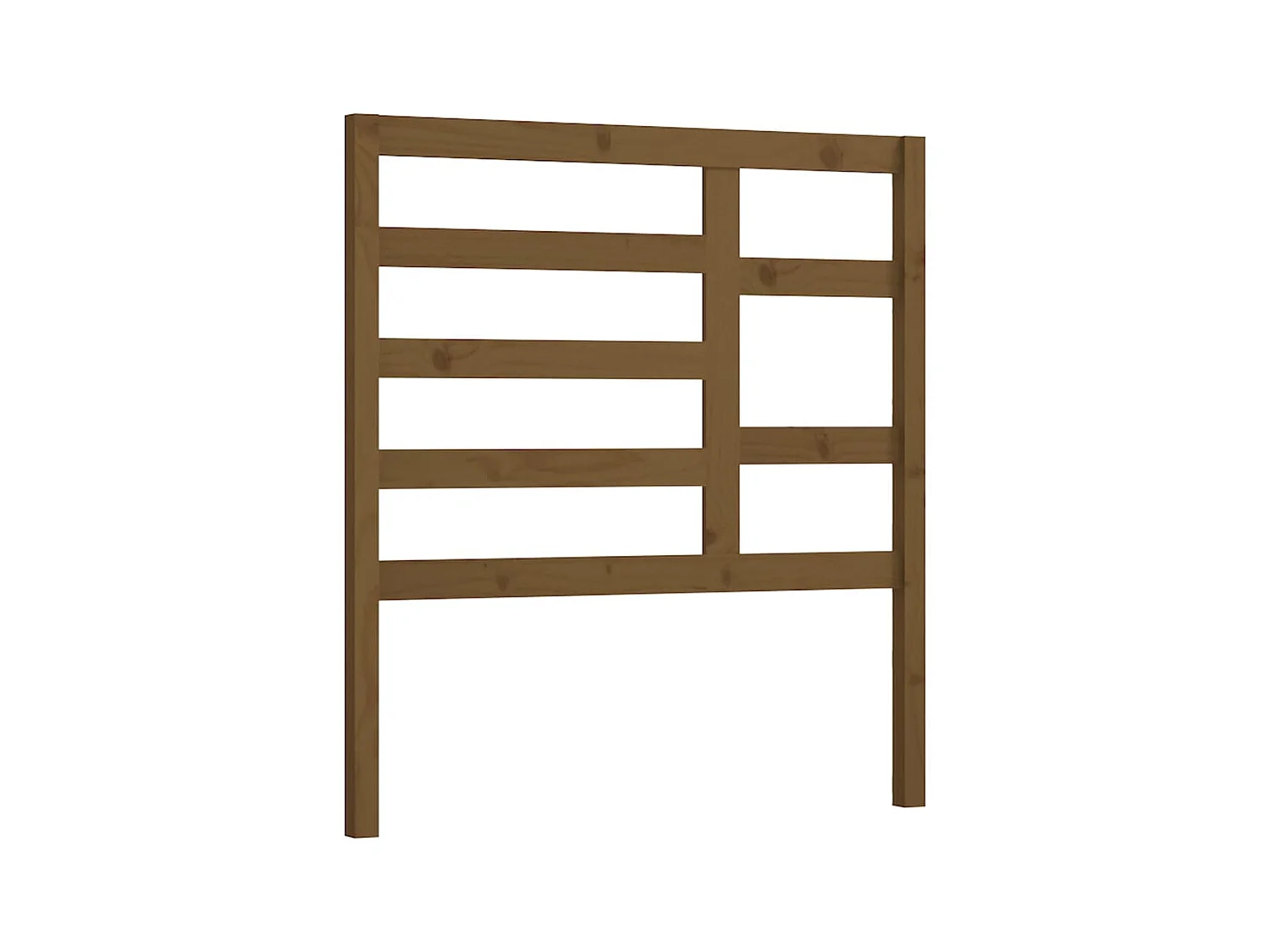 Tête de lit Marron miel 81x4x104 cm Bois massif de pin POI17898 BonneVie Meuble