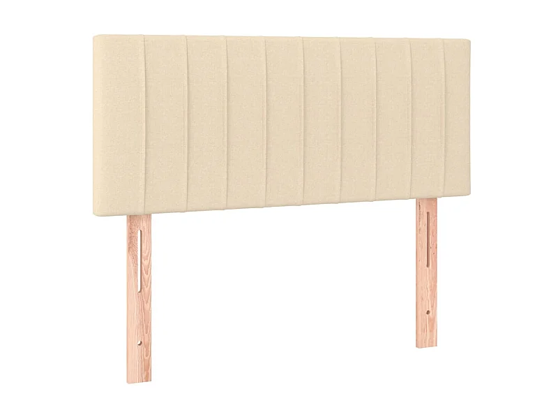 Tête de lit Crème 80x5x78/88 cm Tissu POI36595 BonneVie Meuble